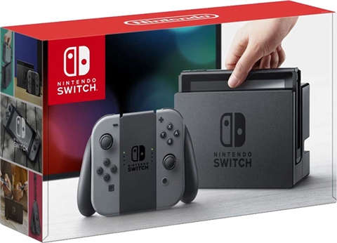 Switch Consola, 32GB HAC-001-01 + Gris Joy-Con, Caja - CeX (IC
